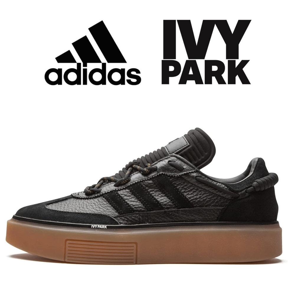 Adidas Womens Supersleek 72 FZ4386 Beyonce - Ivy Park - Black/Gum - Size 5 - Picture 2 of 4